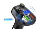 30W Car Charger and Fm Transmitter